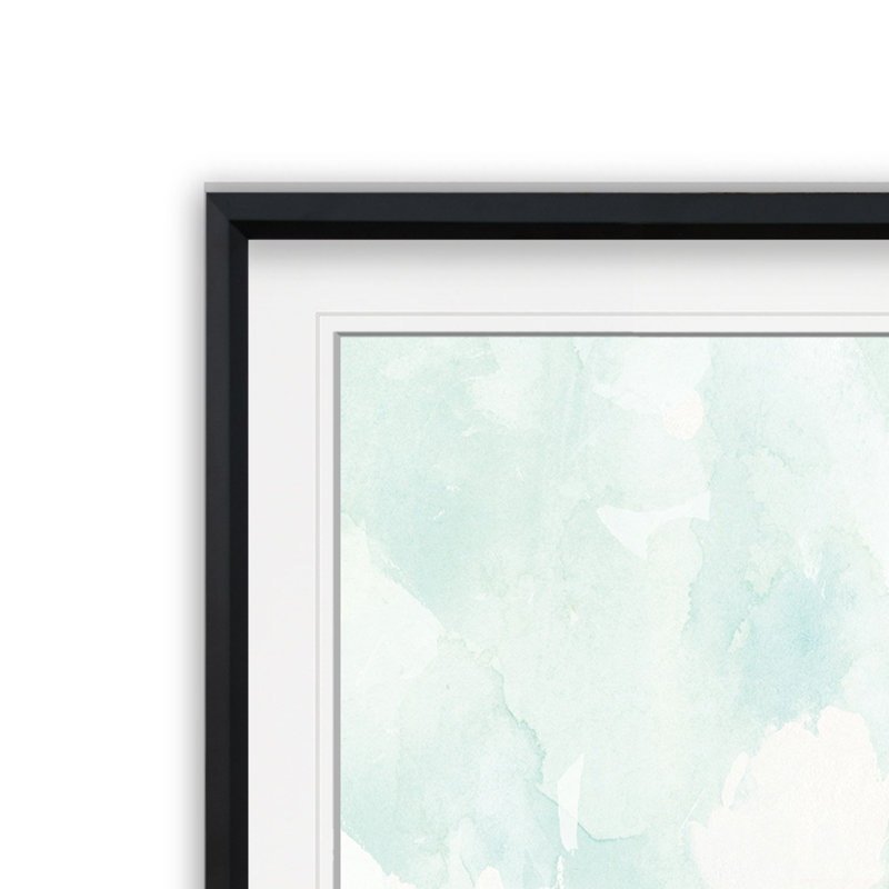 Colibri I - reproduction de peinture à l'huile sur toile, H 27 po x l 27 po x P 1,5 po, Cadre noir
