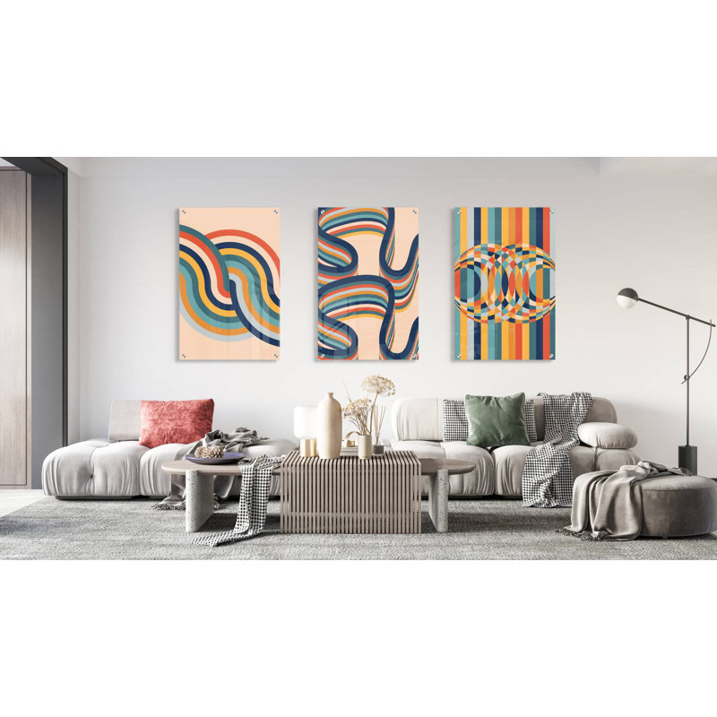 " Geometrical " 3 - Pieces