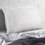 Oreiller en duvet blanc Oakham, densité douce-23150279