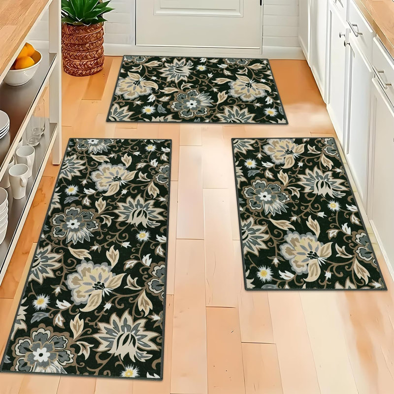 Auer Polyester Non-Skid Kitchen Mat