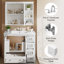 Ensemble de meuble-lavabo et d'armoire à pharmacie 36 po, lavabo en céramique inclus