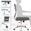 Chaise de conférence ergonomique et réglable Amaiia-46217413