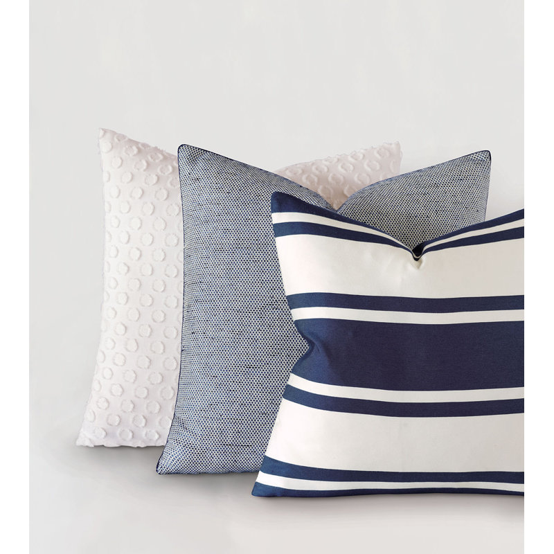 Penelope Square Pillow Cover & Insert, Down