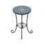 Table d'appoint de patio avec tablette