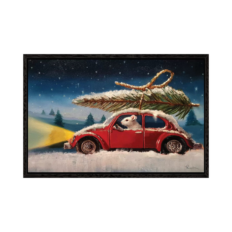Tis The Season by Lucia Heffernan - Print on Canvas, 66.04 cm H x 45.72 cm W, Black Framed