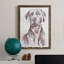 «Sitting Dog I», peinture sur toile encadrée-261148096-261148103