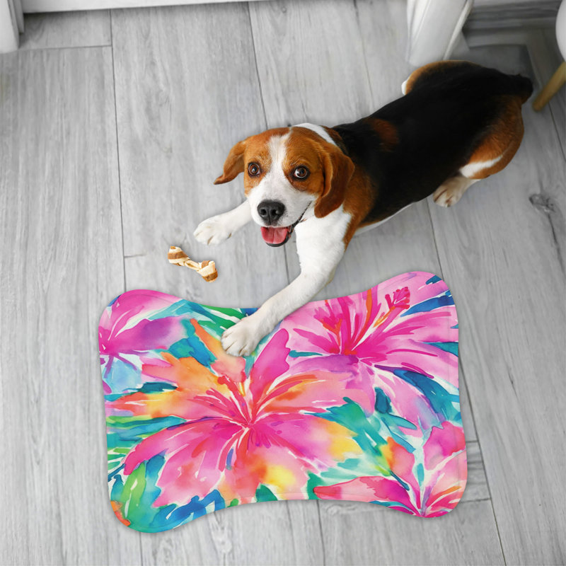 Tapis aquarelle 1 pièce Watercolor Tropics