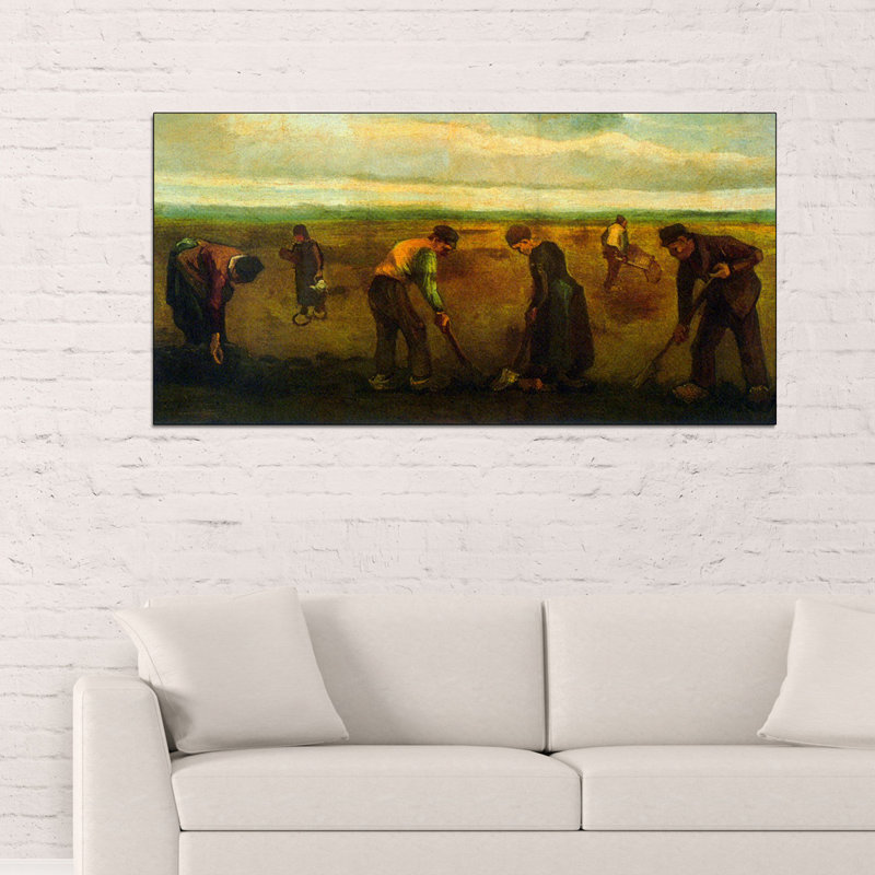 Vincent Van Gogh - Wrapped Canvas Painting, 70cm H x 140cm W x 1.8cm D