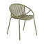 Ensemble de salle à manger d'extérieur moderne 7 pièces avec chaise empilable-1849315262