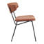 Chaise d'appoint en polyuréthane à dossier bas Charon-92355722