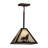 Jamaile 1 - Light Mahogany Bronze Geometric Pendant
