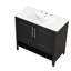 Charmant meuble-lavabo avec rangement pratique et design élégant pour une salle de bain moderne