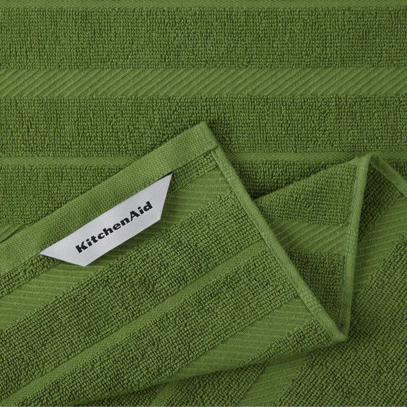 Ensemble de 4 serviettes de cuisine Albany, 16 po, Matcha