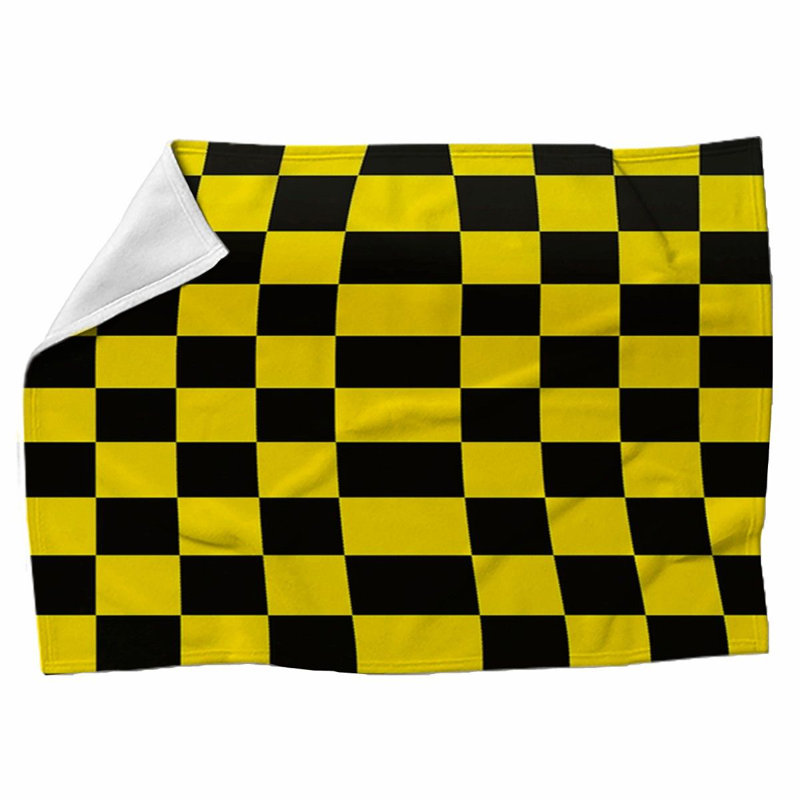 Machine Printed Throw Blanket, 51" W x 60" L
