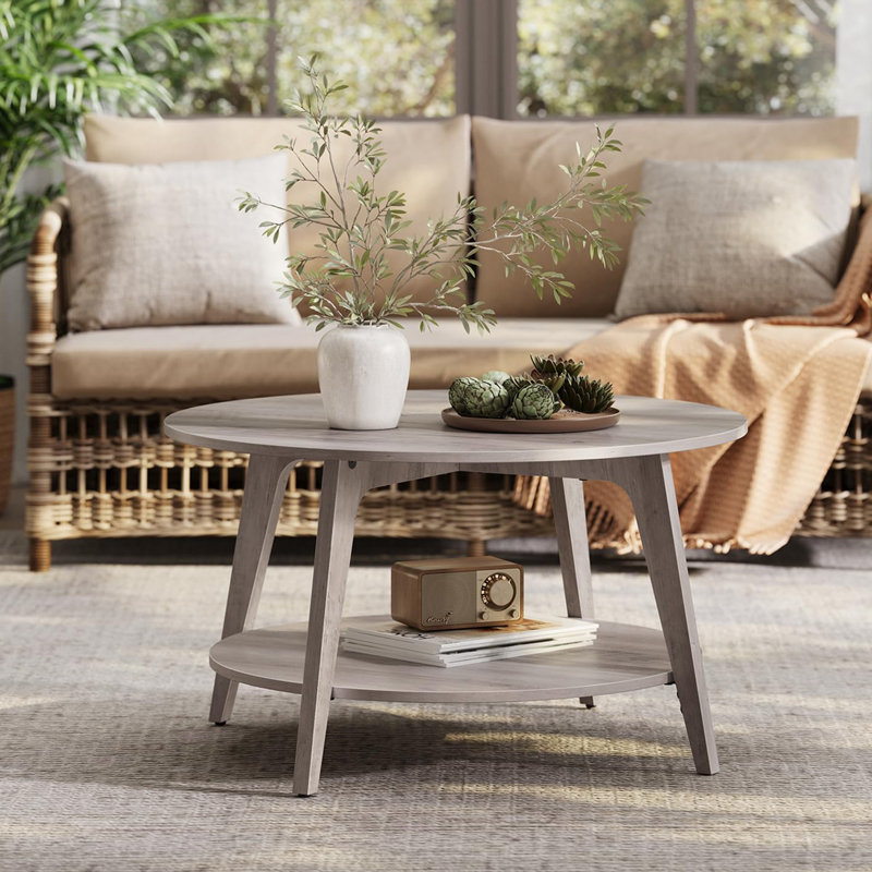 Table basse simple Dony, Heather Greige