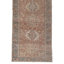 Tapis de couloir antique noué à la main 4 pi 6 po x 12 pi 6 po Karaja