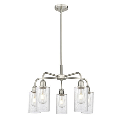 Lustre cylindrique à 5 lumières Ervine