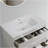 Integrated White Ceramic Basin, Drain Not Included