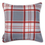 Plaid Indoor/Outdoor Throw Pillow
