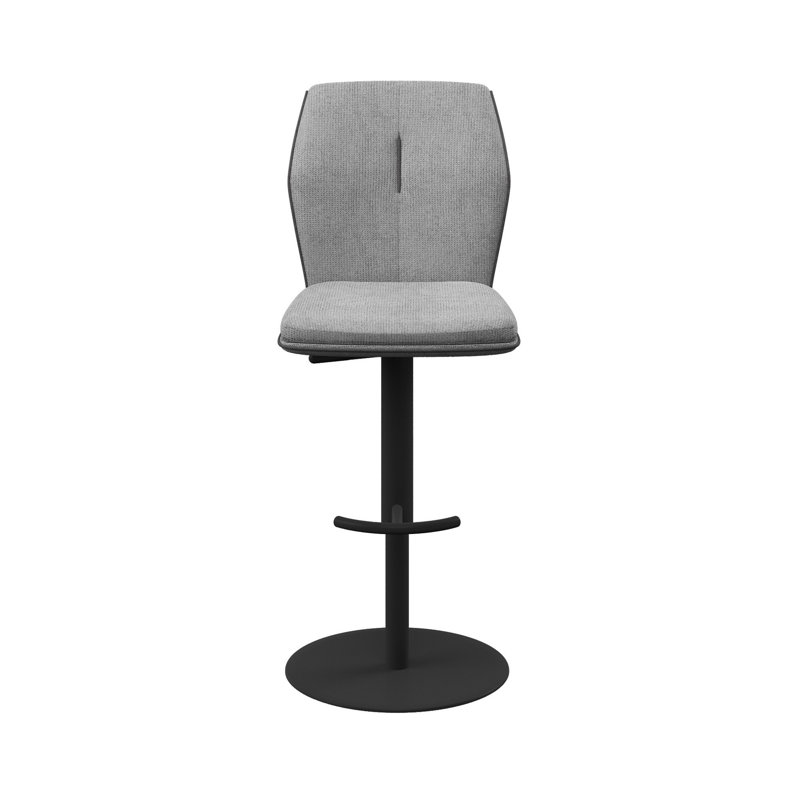 Armonia Fabric Bar Stool, Grey