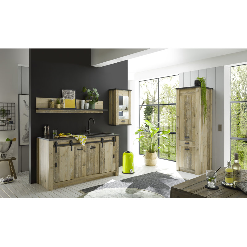 Accent Shelf, 30cm H x 160cm W x 22cm D., Natural