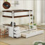 Lit superposé simple au-dessus de simple avec lit gigogne simple-826764433-826764434