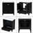 Huckeba 30'' Free Standing Single Bathroom Vanity with Ceramic Top-2101664835