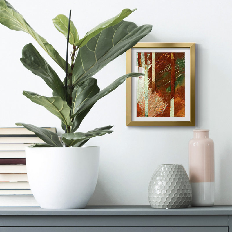 WheatenIIPremiumGalleryWrappedCanvas-Framed Print, 28.5'' H x 20.5'' W, Gold