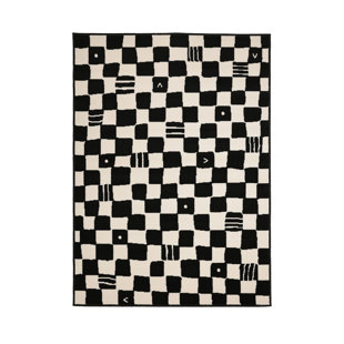 Maestro Chequered Area Rug