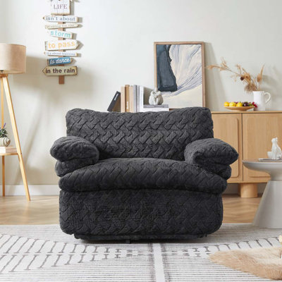 Fauteuil d'appoint pivotant à compression complète