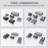 8-Piece Outdoor Rattan Wicker Seating Group Patio Conversation Set With Cushions And 50,000 BTU Fire Pit Table For Garden Backyard (Gray)-1394045525