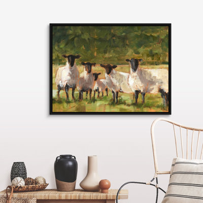«Sheep Family II», art mural sur toile
