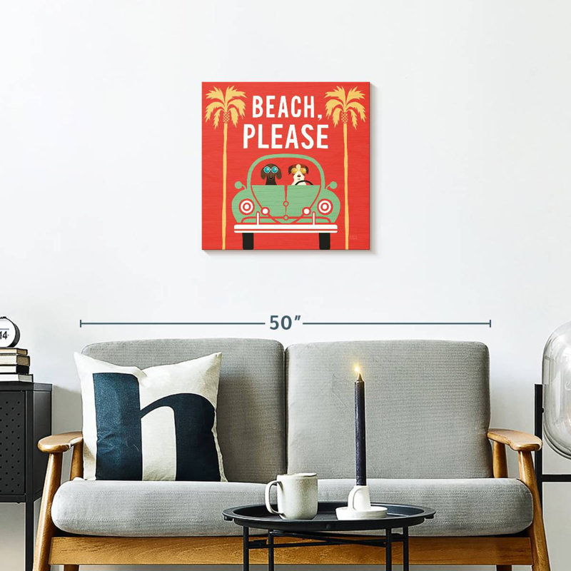 Beach Bums Beetle, 20" H x 20" W