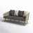 66'' Wide Patio Sofa with Cushions