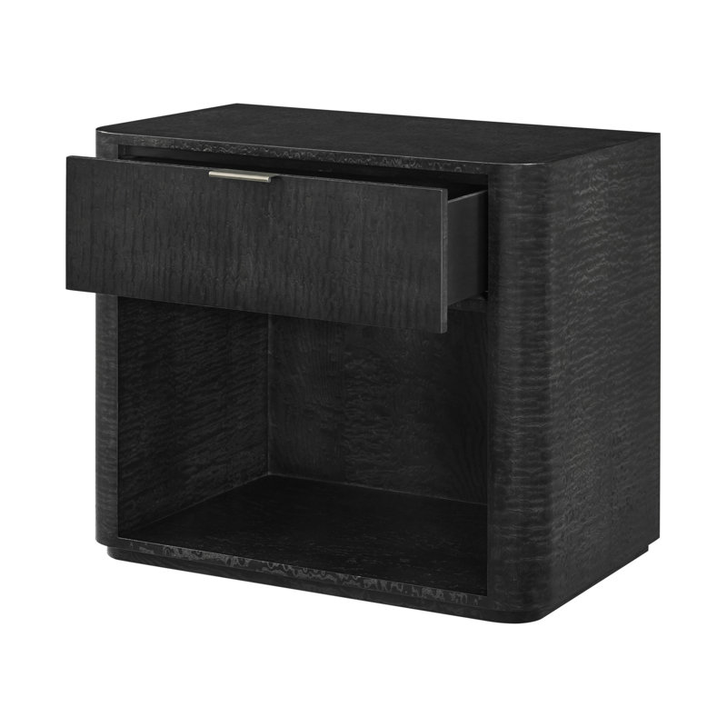 Kesden 1 - Drawer Solid Wood Nightstand