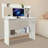 Computer Desk With Bookshelf - 39.37" X 18.9" Desktop Size-650608669