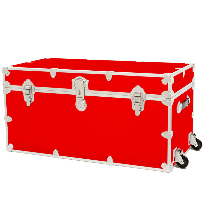 Home storage trunk. Home Storage Trunk, Red