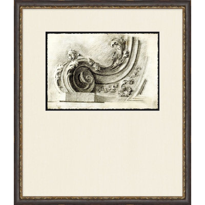 Architectural Adornment 2 Framed Drawing Print