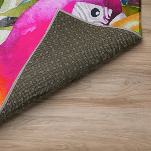 Beachcrest Home™ Braggs Indoor/Outdoor Area Rug with Non-Slip Backing ...