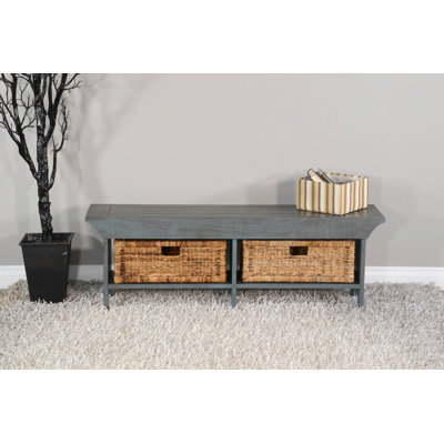 Andrew Upholstered Bench with Cubby