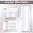 79'' Hollow Double Pane Accordion Door-114043957