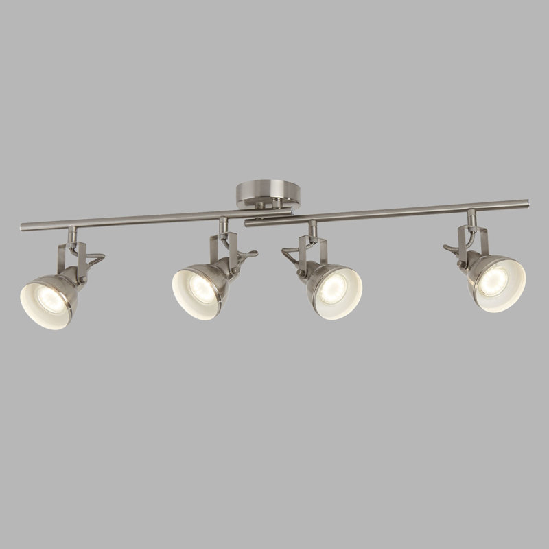 Colesville 81cm 4 -Light Track Kit, Satin Silver