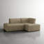 3 Seater Corduroy Seating Component-631199178