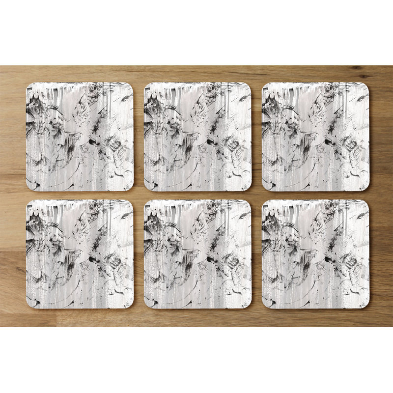 Square 6 Piece Coaster Set