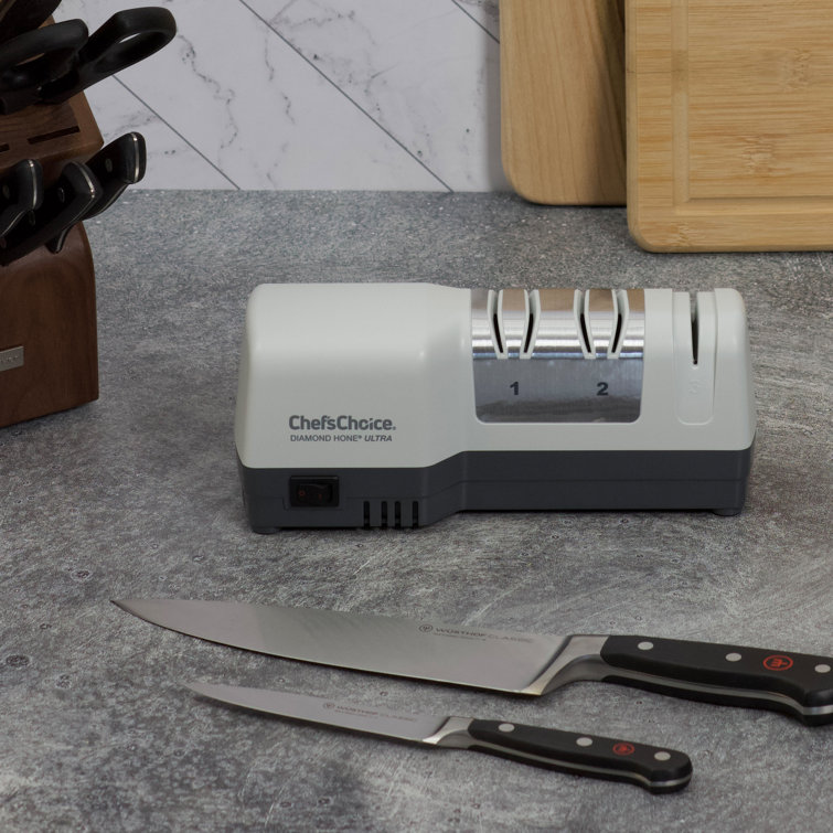 Chef'sChoice Hybrid Knife Sharpener for 20-Degree Knives, G203, White