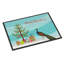 Tapis d’extérieur antidérapant paon de noël indien peacock Lea-38455547