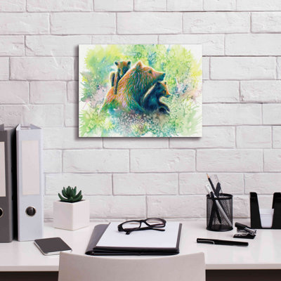 «Rotella Mother Grizzly Bear» par - reproduction d'art sur toile tendue