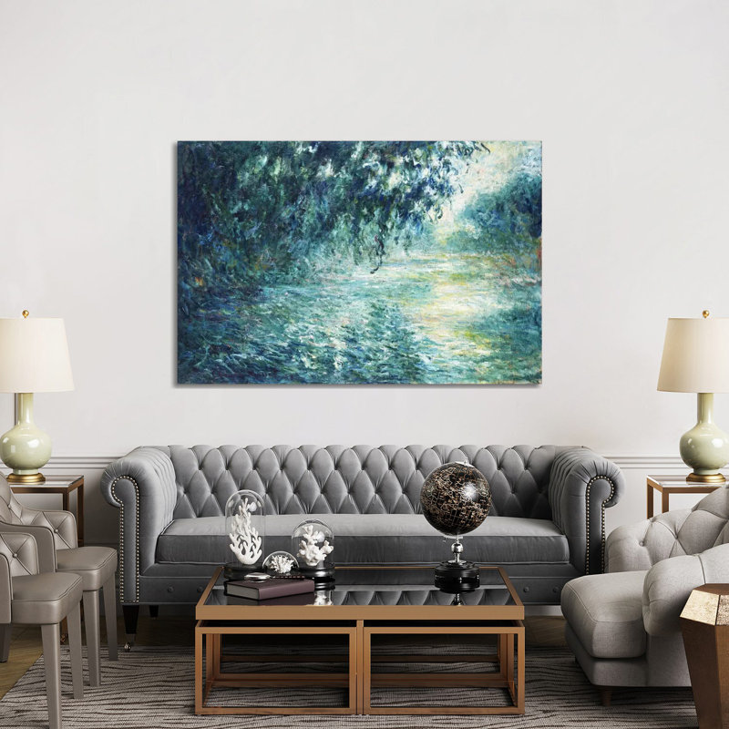 Claude Monet - Print on Canvas, 152.5 cm H x 101.5 cm W x 3.175 cm D, No Frame