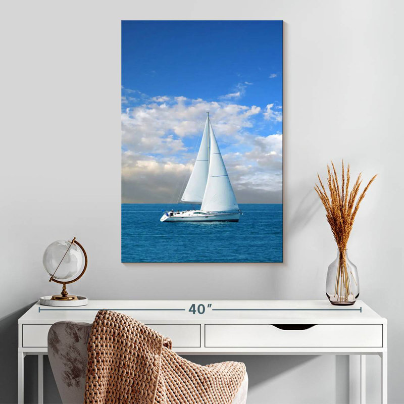 Mehar Modern Sailboat, 30" H x 20" W