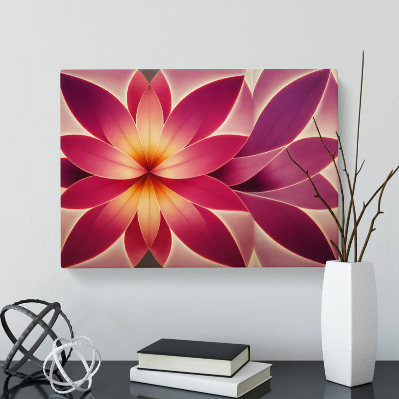 Dreamy Flowers - Wrapped Canvas, 35cm H x 50cm W x 3cm D